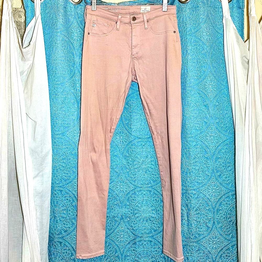 Adriano Goldschmeid AG Farrah Ankle Seamless Medium Rise Cropped Capri Jeans 26R